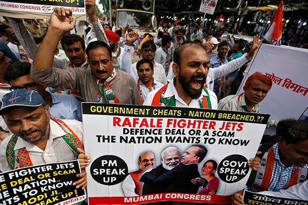 Indian Protest Corrupt Rafale Deal | Frontiers, Featured from Narratives Magazine