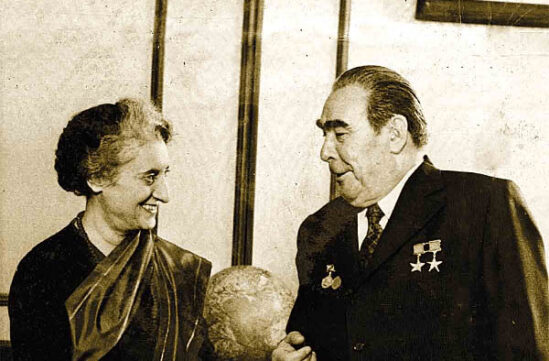 Indira Gandhi And Leonid Brezhnev | Tribute from Narratives Magazine