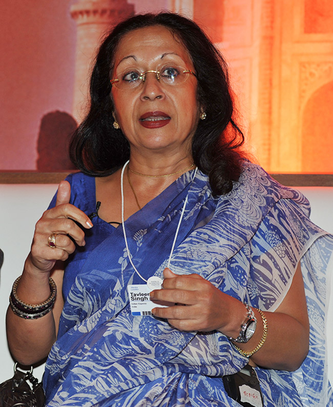 Tavleen Singh Journalist India Economic Summit 2011 | Frontiers, Featured from Narratives Magazine