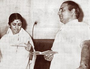 Rafi with lata edited | O.P. Nayyar from Narratives Magazine