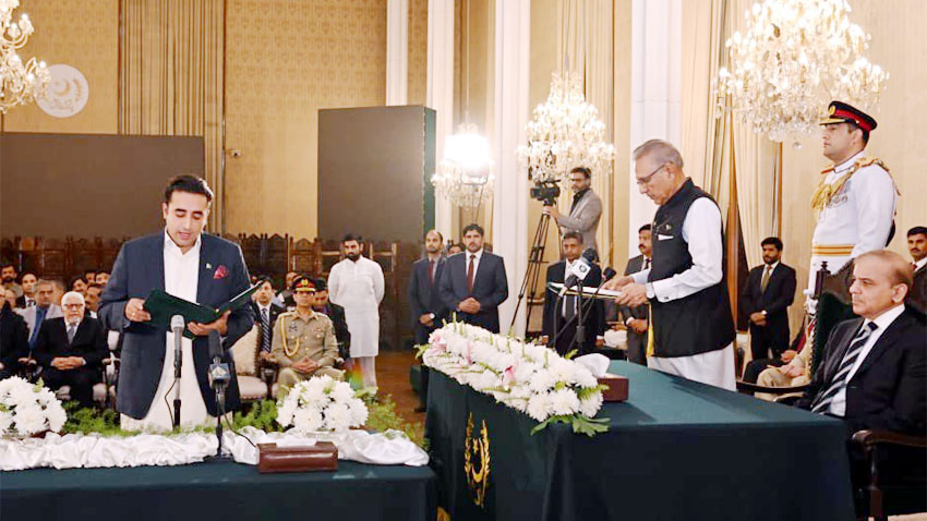 Bilawal oath taking | China from Narratives Magazine