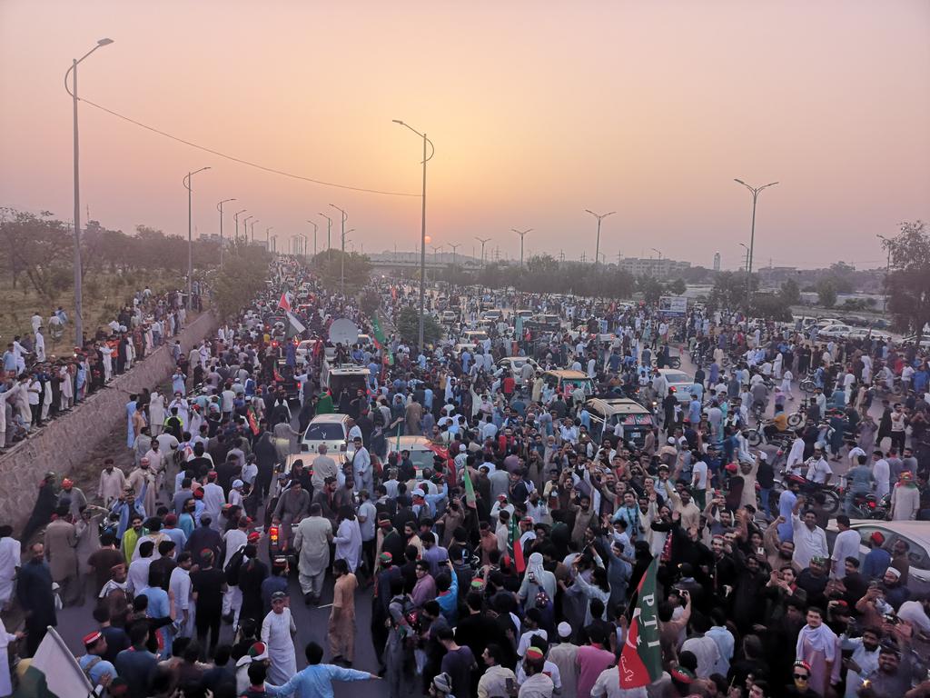 PTI march | Azadi March from Narratives Magazine