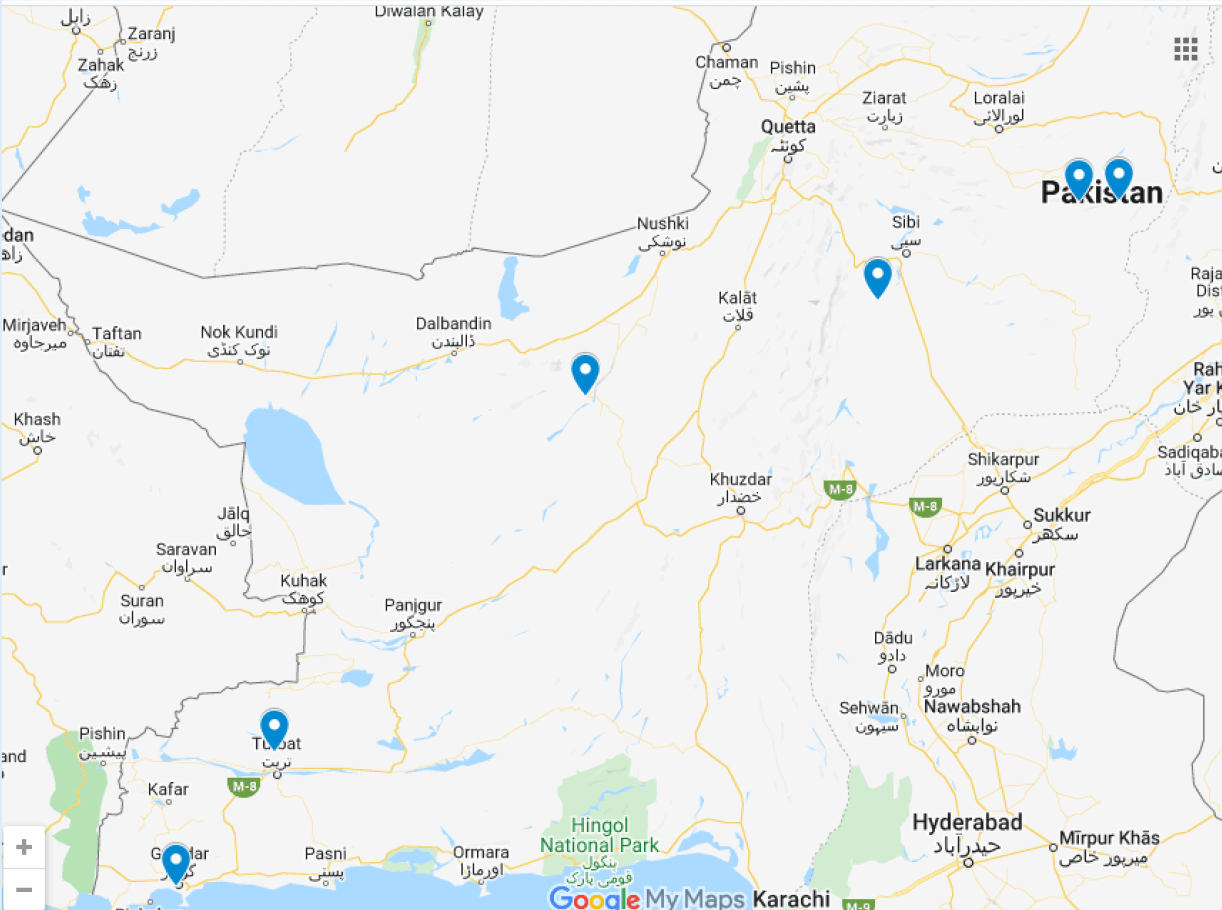 map 2 | Balochistan Liberation Army from Narratives Magazine